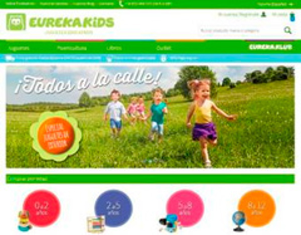 La red de franquicias Eurekakids renueva su tienda online