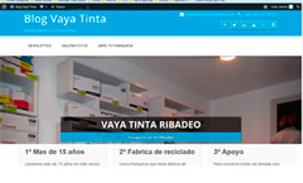 Nuevo Blog de las franquicias Vaya Tinta