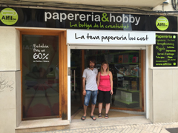 Inauguración de la franquicia Papeleria & Hobby Alfil.be en Reus 