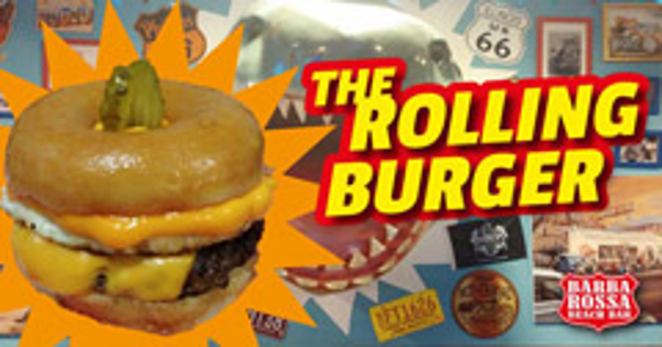 La franquicia Barba-Rossa Beach Bar presenta su Rolling Burger