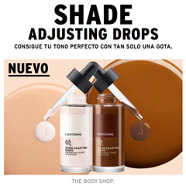 Nuevo Shade Ajusting Drops en las franquicias The Body Shop