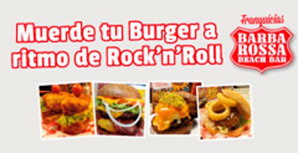 Los mejores burgers están en la franquicia Barba Rossa Beach Bar