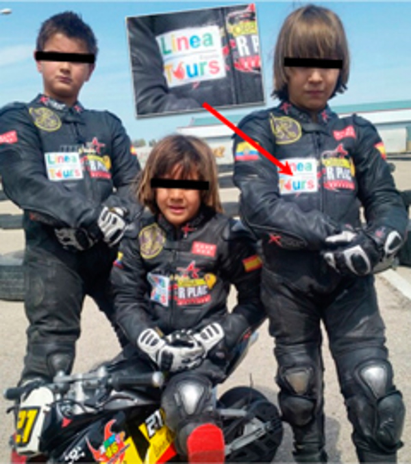 Equipo de la franquicia Línea Tours ganador en motociclismo
