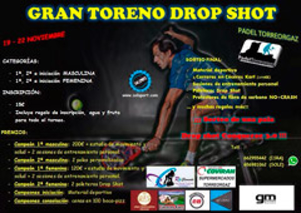 La franquicia Cien Boca-Pizz patrocina el próximo Gran Torneo Drop Shot de Cáceres