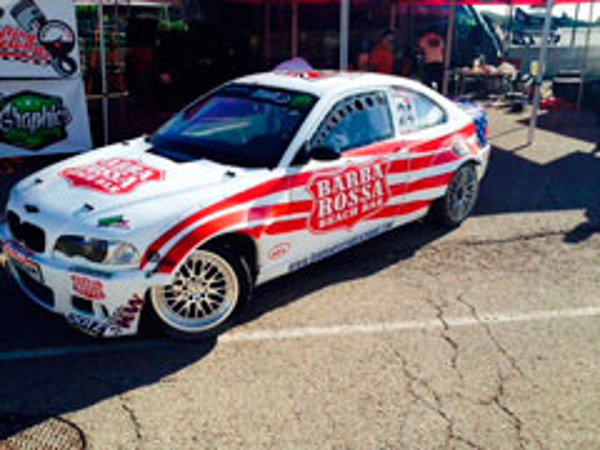 La franquicia Barba Rossa Beach Bar en el campeonato de España de Rallyes