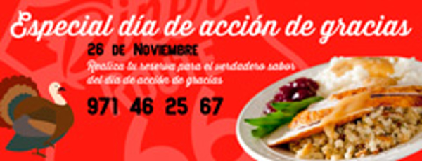 La red de franquicias de restaurantes Diner celebra el Día de Acción de Gracias
