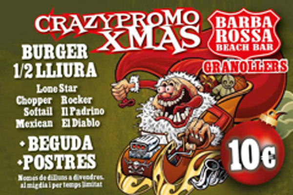 La franquicia Barba Rossa Beach Bar celebra las Navidades con una interesante promoción
