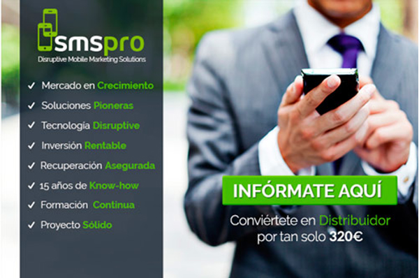 La franquicia SMS Pro prevé que en 2016 los negocios invertirán más en el Marketing Mobile