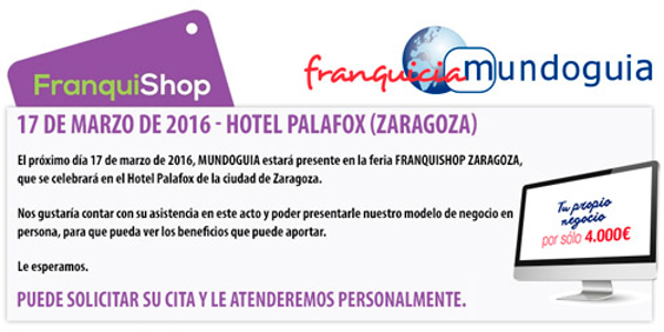 Franquishop Zaragoza, nuevo escaparate para la franquicia Mundoguia