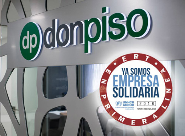 La red de franquicias Donpiso colabora con ACNUR