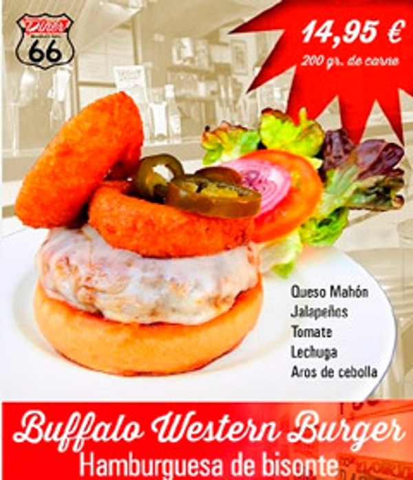 La red de franquicias Diner presenta la nueva hamburguesa de Búfalo