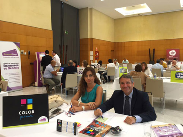 Una buena jornada de Color Plus en el evento de franquicias Franquishop Málaga