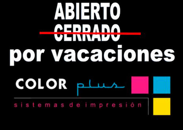 Color Plus, franquicia abierta por vacaciones