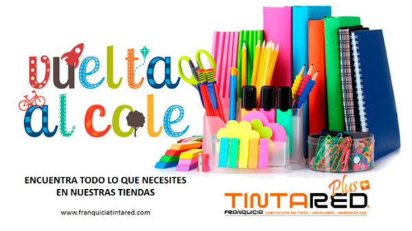 La vuelta al cole con las franquicias TintaRed es más fácil