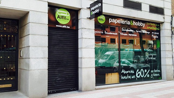 Alfil.be papeleria & hobby abre una nueva franquicia en Madrid 