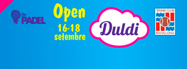 Open Duldi Badalona de padel de las franquicias Duldi