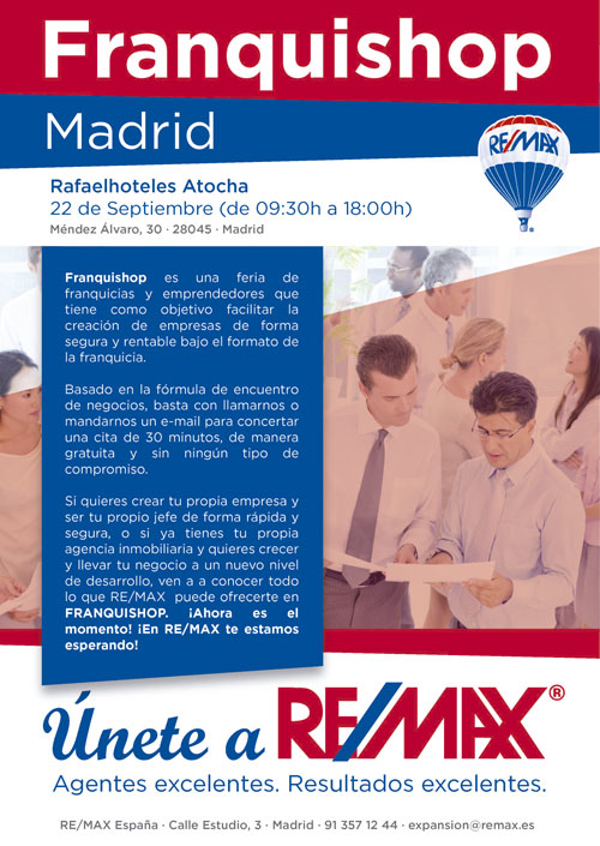 Re/Max participa en el evento de franquicias Franquishop Madrid