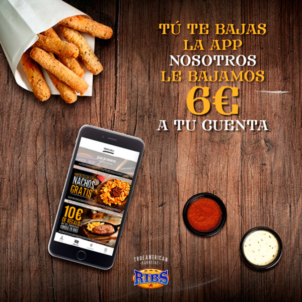 La red de franquicias Ribs lanza su nueva App para Ribsters