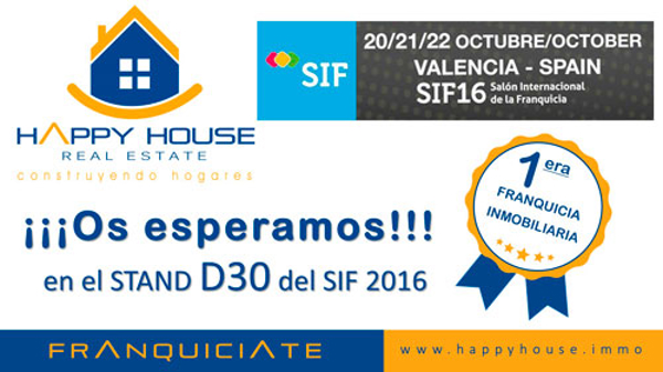 Happy House estará en el Salón Internacional de la Franquicia SIF 2016 – Valencia