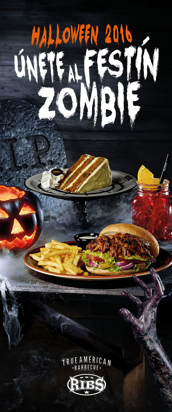 Franquicia Ribs: preparados para un verdadero "festín zombie" por Halloween