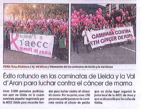 la red de franquicias Refan presente en la carrera contra el cáncer en Lleida