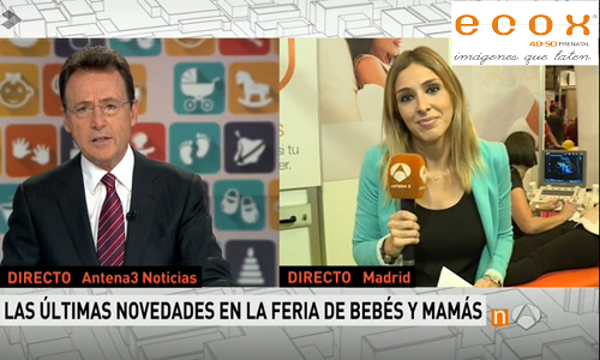 Ecox4D-5D presenta en directo en Antena3 su última tecnología de Realidad Aumentada  