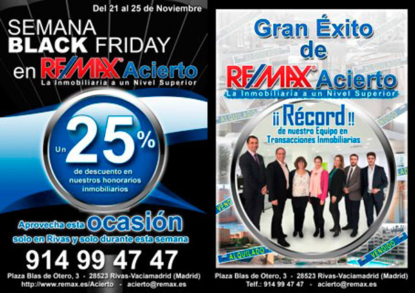 La franquicia Remax Acierto se suma al Black Friday