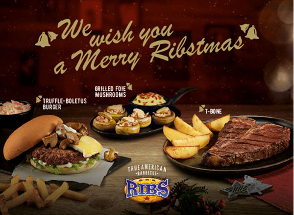 La mejor experiencia de las franquicias Ribs llega por Navidad