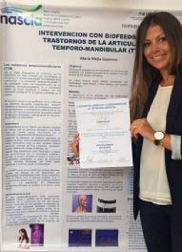 Premio para María Mejía, responsable de logopedia en la franquicia Nascia
