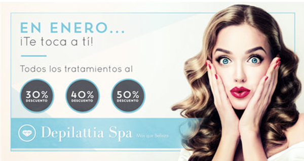 En enero... disfruta de las ofertas de Depilattia Spa