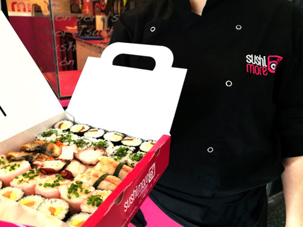 El sushi lidera los pedidos online a domicilio según constata la franquicia Sushimore
