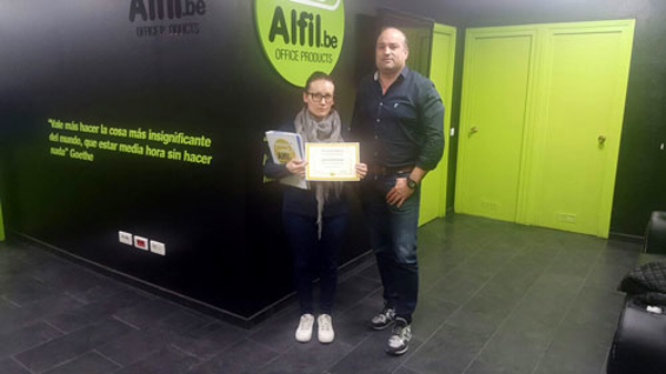 Finaliza la formación Lidia de la franquicia Alfil.be Alaguas