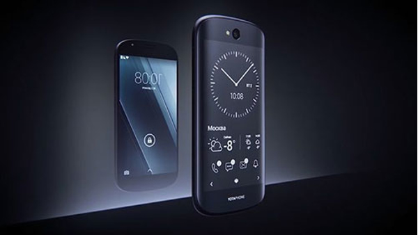 Yotaphone, teléfono de dos pantallas en las franquicias Ademo