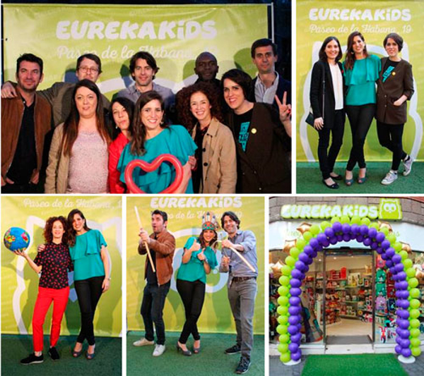 Una inauguración de la franquicia Eurekakids cargada de estrellas en Madrid
