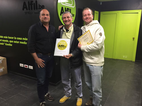 La franquicia de papelería Alfil.be finaliza su formación