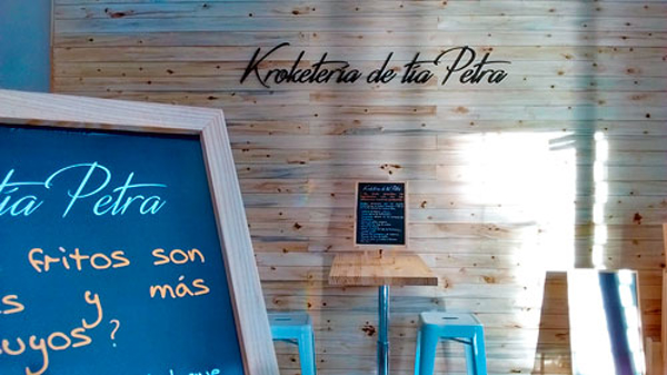 Ya han empezado las obras de la nueva Kroketeria de Tía Petra