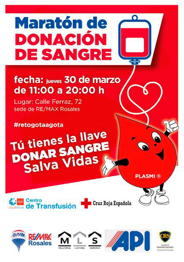 La franquicia Remax Rosales participa en un maratón de donación de sangre