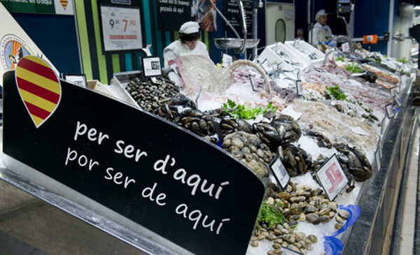 La franquicia Eroski apoya a los productos catalanes en el hipermercado de Tarragona	