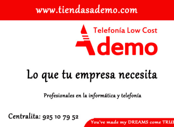 Ademo la franquicia de telefonía e informática