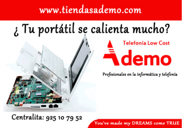 Consejo calentamiento portátiles por las franquicias Ademo
