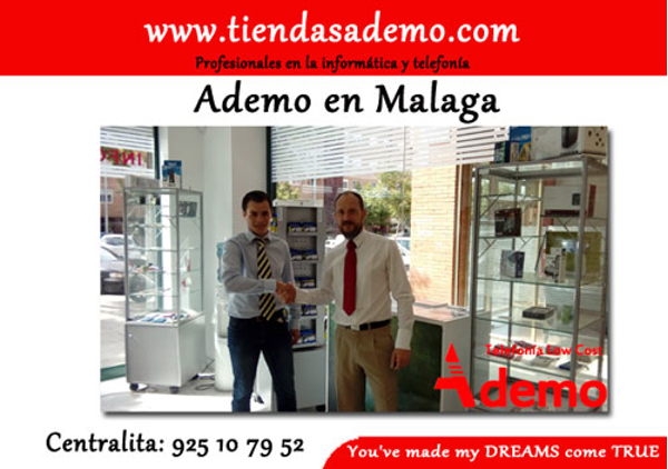 La red de franquicias Ademo realiza la formación de un nuevo franquiciado en Málaga