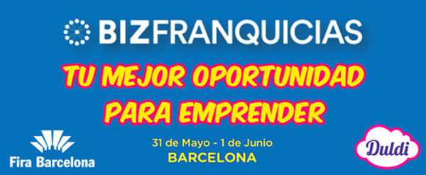 BizFranquicias, la feria de franquicias de Barcelona contará con la presencia de Duldi