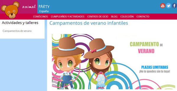 Animal Party presenta los campamentos y talleres de verano de sus franquicias
