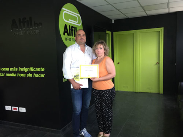 Finaliza el curso de formación la gerente de la nueva franquicia Alfil.be