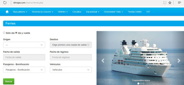 Lanzamiento del nuevo motor de reservas de viajes en ferries de las franquicias Dit Gestión