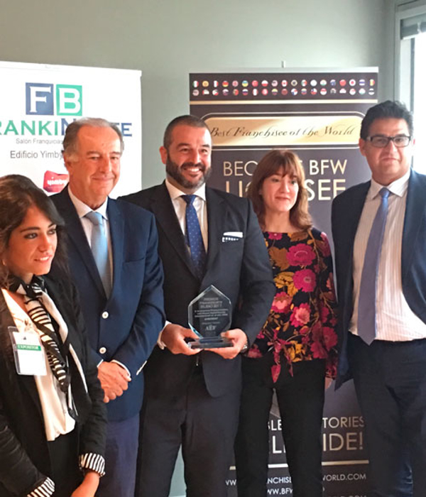 Ambiseint consigue en Frankinorte el premio franquicia con mayor implantación internacional en 2016