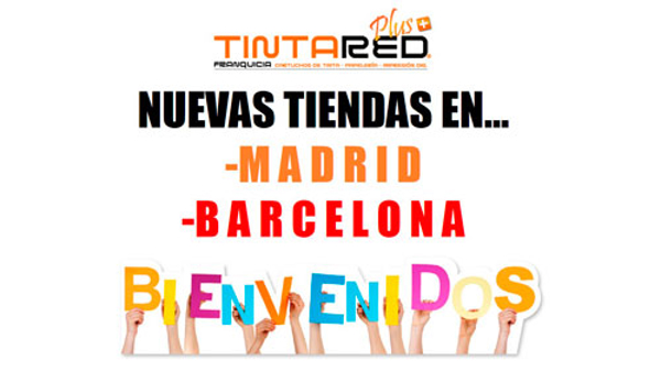 Nuevas franquicias en Madrid y Barcelona hacen crecer a la enseña Tinta Red en España