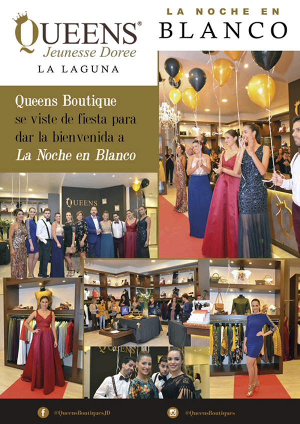 La franquicia Queens Boutiques celebró la Noche en Blanco en La Laguna