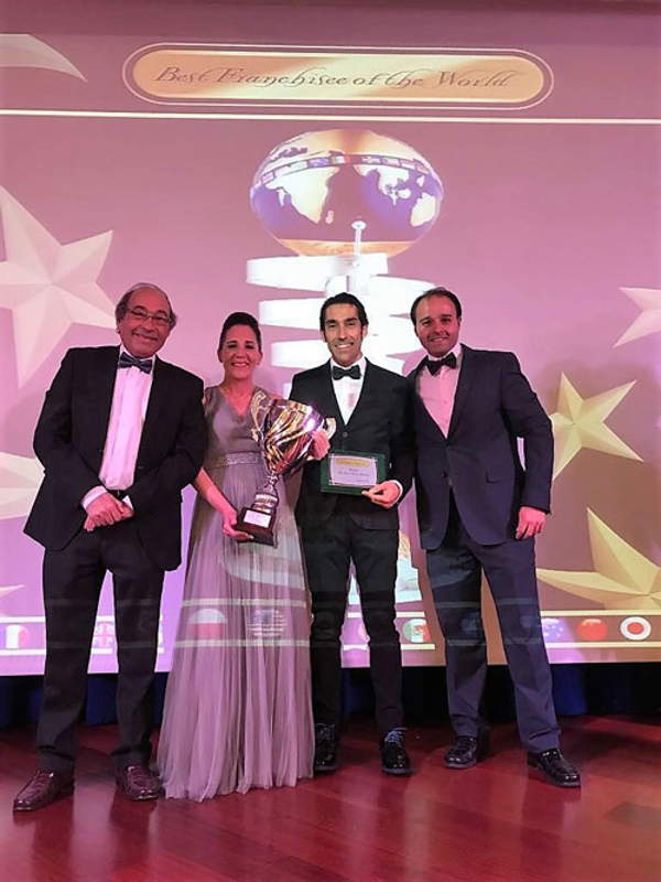 Puy López y Ramón Magdaleno de la franquicia Pannus obtienen el segundo premio mundial del Best Franchisee of the World