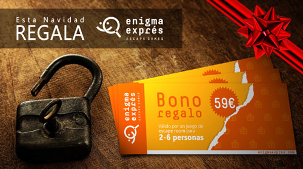 Esta Navidad regala emoción, aventura y diversión con los bonos regalo de la franquicia Enigma Exprés